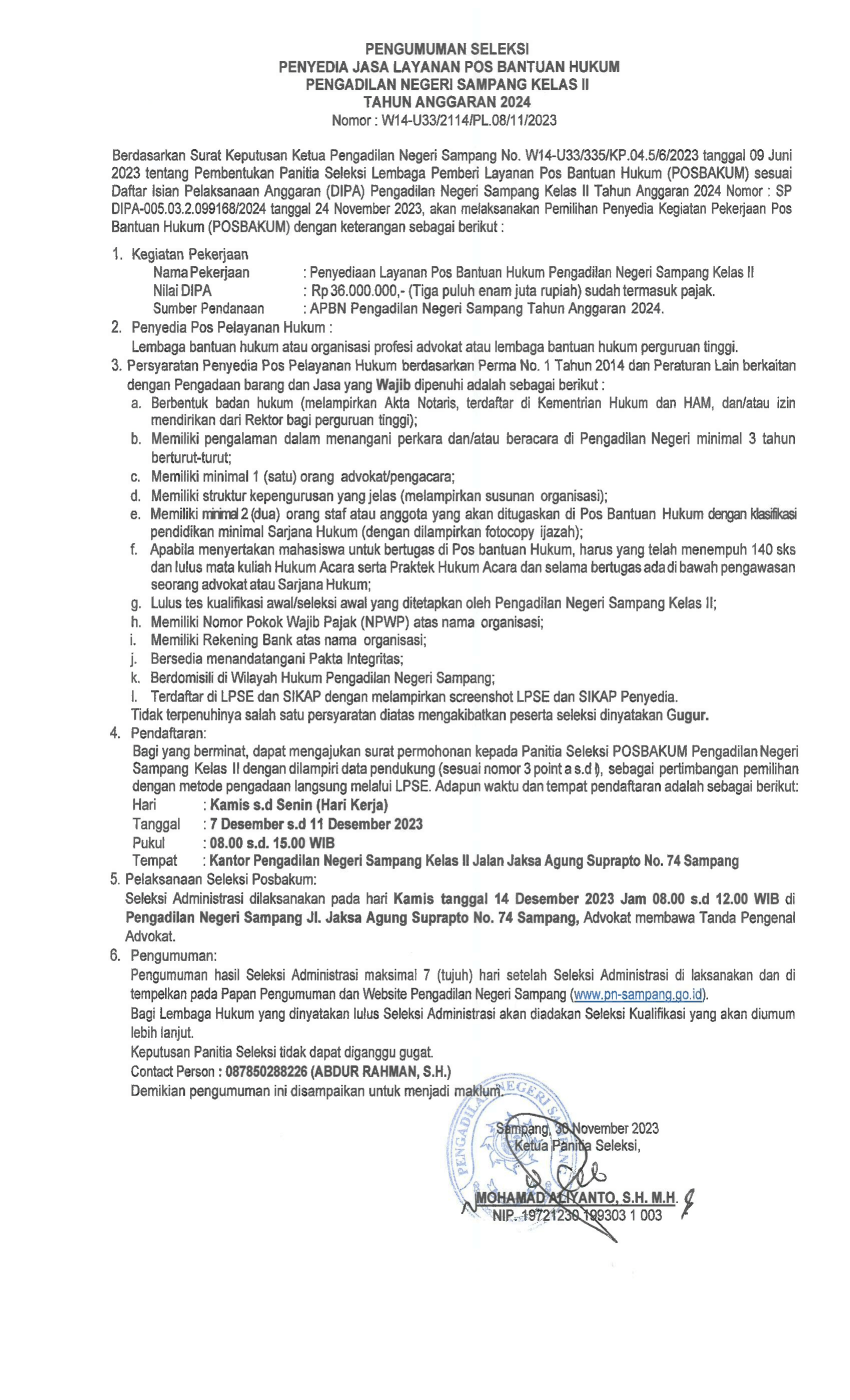 2024 SeleksiPosbakum